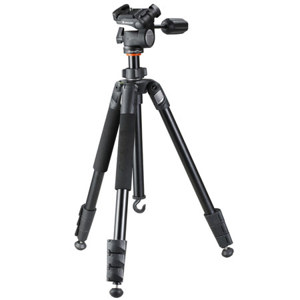 Vanguard Aluminum Alloy/Espod 234AP Tripod with QR Three-Way Pan Head, Max Height: 57-1/8, Max Loading Capacity: 6.6 lbs 