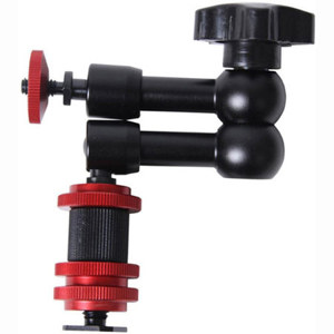  VGear VGF07 7" Articulating Variable Friction Adjustable Arm with Hot Shoe Mount Adapter 