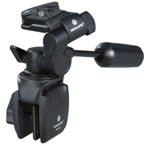  Vanguard PH-222 Pan Head with Quick Release, Window/Clamp Type Mount, Max Height: 5.8", Max Loading Capacity: 4 