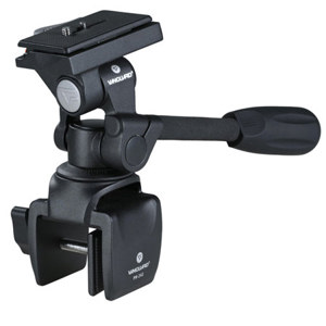  Vanguard PH-242 Pan Head with Quick Release, Window/Clamp Type Mount, Max Height: 6.8", Max Loading Capacity: 6.6 lbs 