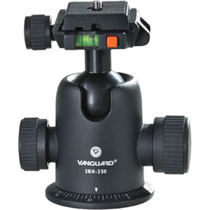  Vanguard SBH-250 Fluid Ballhead with Quick Release for the Elite and Tracker Tripods, Supports 44 lbs. 