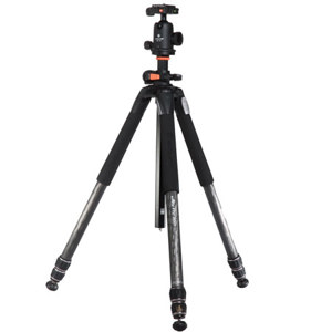  Vanguard 283CB-100 3-Section Alta Pro 283-CT Carbon Fiber Tripod Legs with SBH-100 QR Ballhead, Maximum Height 70", Supports 18 lbs 