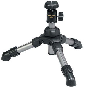 Vanguard VS-86 Table Top Aluminum Tripod with Ball Panhead, 3 Sections 