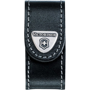 Victorinox Swiss Army 58mm SwissMemory Leather Pouch, Black: Picture 1 regular