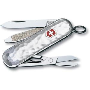 Victorinox Swiss Army 58mm/2.28in Classic SD Sterling Hammered Knife 53029