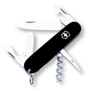 Victorinox Swiss Army 91mm/3.58in Spartan Pocket Knife, Black: Picture 1 regular