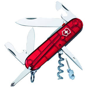  Victorinox Swiss Army Spartan Lite Knife, 91mm/3.58", Ruby 