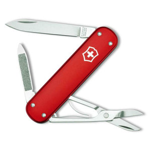  Victorinox Swiss Army 74mm Money Clip Pocket Tool, Red Alox 