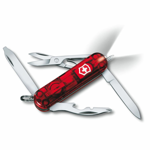  Victorinox Swiss Army 58mm Midnite Manager Pocket Tool, Red 