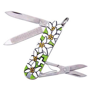 Victorinox Swiss Army 58mm/2.28in Classic SD Edelweiss Pocket Knife 54723
