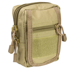  NcSTAR Vism Small Utility Pouch, MOLLE Compatible, Tan 