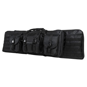  NcSTAR Vism 42" Double Carbine Soft Case for Two 35" Rifles, with Padded Center Divider and 4 Hook and Loop Straps, Black 