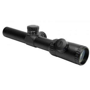  NcSTAR Vism 1.1-4x24 Evolution Series Tactical Rifle Scope, Matte Black Finish with Illuminated Mil-Dot Reticle, 30mm Tube 