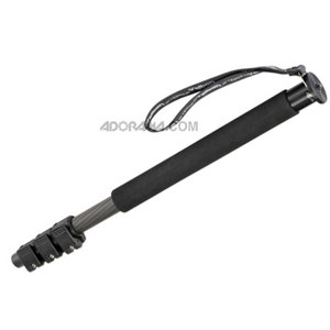  Velbon GEO POD E54 4-Section Flip Lock Carbon Fiber Monopod with Wrist Strap, 20.1" to 62.6" Height, Black 
