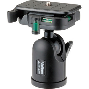  Velbon QHD-53D Ball Head with Quick Release, Supports 11lbs. 