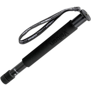  Velbon Ultra Stick V50 5-Section Twist Lock Aluminum Monopod (27mm) with Foam Grip and Hand Strap, 61" Maximum Height 