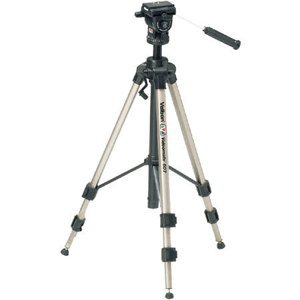  Velbon VM-607F Video Tripod with PH-368 2 Way Fluid Head - Supports 15 lbs 