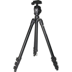  Vortex Optics Ridgeview 4-Section Tripod with Quick Release Ball Head, 8lbs Capacity, Max Height 60.9", Min Height 35.5", Folded Length 23.0" 