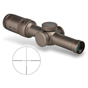  Vortex Optics 1-6x24 Razor HD Gen II Riflescope, Matte Earth with Illuminated VMR-2 MRAD Reticle, 30mm Tube Diameter, 
