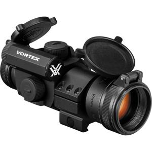  Vortex Optics 1x30 StrikeFire II 4 MOA Red/Green Dot Sight with Cantilever Mount, Unlimited Eye Relief, Multi-Coated Optics, Water/Shock/Fogproof 