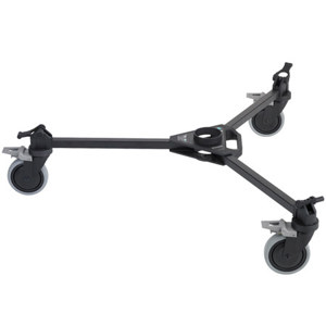  Vinten V3955-0003 ENG OB Small Dolly with 4.9" (125mm) Wheels, 110.3 lbs Capacity 