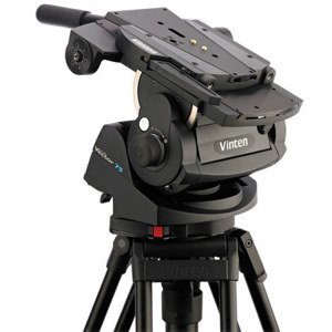  Vinten Vector 75 Pan & Tilt Head with Quick Release, Supports 165 lbs. 