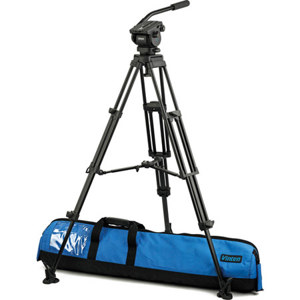  Vinten Vision Blue and Mid-Level Spreader Kit with Vision Blue Head, 2-Stage Pozi-Loc Tripod, Mid-Level Spreader and Soft Case, Payload 4.6 to 11 lbs 