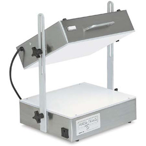  Porta Trace Studio, ble Still Life Shooting Table with Two 10" x 12" Light Boxes. 