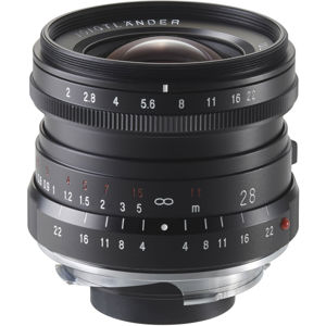  Voigtlander Ultron 28mm f/2.0 Lens with Leica M Mount - Black 