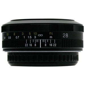  Voigtlander 28mm f/2.8 SL-II Aspherical Manual Focus Lens for Canon EOS Film & Digital Cameras 