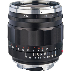  Voigtlander Nokton 35mm f/1.2 II Aspherical Wide Angle Leica M Mount Lens - Black 
