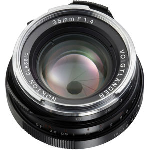  Voigtlander Nokton 35mm f/1.4 Wide Angle Leica M Mount Lens - Black 