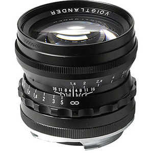  Voigtlander M 50mm f/1.5 Nokton Aspherical Lens - Leica M Mount Lens - Black 