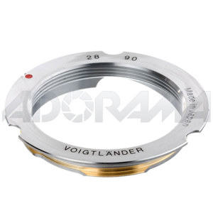  Voigtlander M-Bayonet Adapter for 15mm, 28mm, 90mm Leica L Screw Mount lenses 