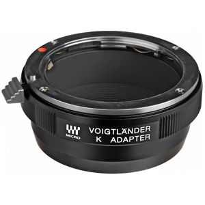  Voigtlander Micro 4/3 Adapter for using Pentax K Lenses on Micro 4/3 Cameras 