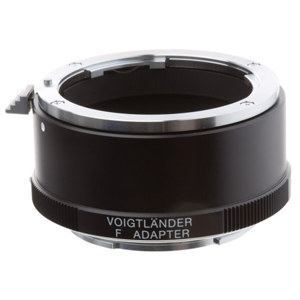  Voigtlander Nikon F Lens to Sony E-Mount Body Adapter - Black 