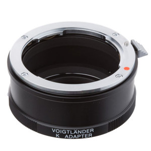  Voigtlander Pentax K-Mount Lens to Sony E-Mount Body Adapter - Black 
