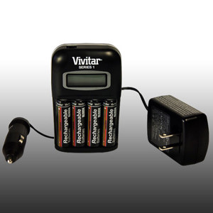 Vivitar One-Hour AA/AAA LCD Charger VIVBC491