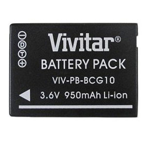 Vivitar Replacement Rechargeable Lithium Battery VIVPBBCG10