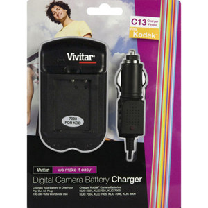 Image :  Vivitar Universal Battery Charger for Kodak Lithium-Ion Batteries 