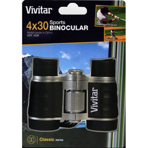  Vivitar CS-430H 4x30mm Classic Series Weather Resistant Porro Prism Binocular with 2.3  Angle of View 
