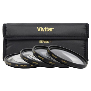  Vivitar 72mm Close Up Lens Set, Includes +1 +2 +4 +10 Close Up Lenses 