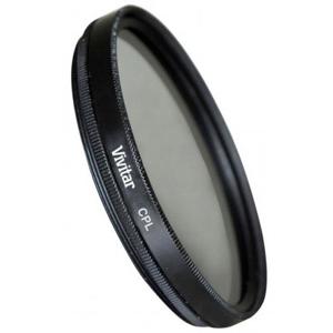  Vivitar Circular Polarizer (CPL) Glass Filter, 55mm 