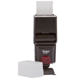  Vivitar DF-286 DSLR Bounce Zoom Swivel Speedlite Flash for Canon Cameras, 70 Angle of Coverage 