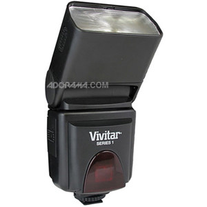  Vivitar DF-293 Digital TTL Shoe Mount Bounce / Zoom / Swivel Auto-Focus Flash for Canon Guide Number 42 (at 85mm Zoom Position) 