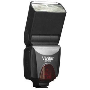  Vivitar DF-483 Pro Wireless Digital TTL Shoe Mount Power Zoom/Swivel/Bounce Auto-focus Flash for Canon TTL, Guide Number 50 at 105mm Position 