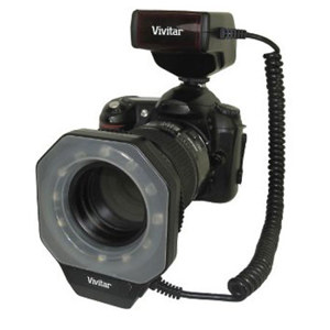  Vivitar DR-6000 Universal Digital SLR Ring Flash - Guide No: 18m (ISO 100) 