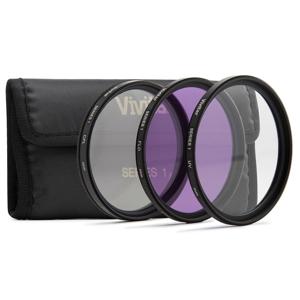  Vivitar 3-Piece 52mm Filter Kit - UV, CPL, FDL 