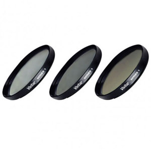  Vivitar 3-Piece 77mm UV/CPL/WARM Filter Kit 