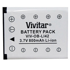 Vivitar Replacement Rechargeable Lithium Battery for Olympus LI-42B Thumbnail Image